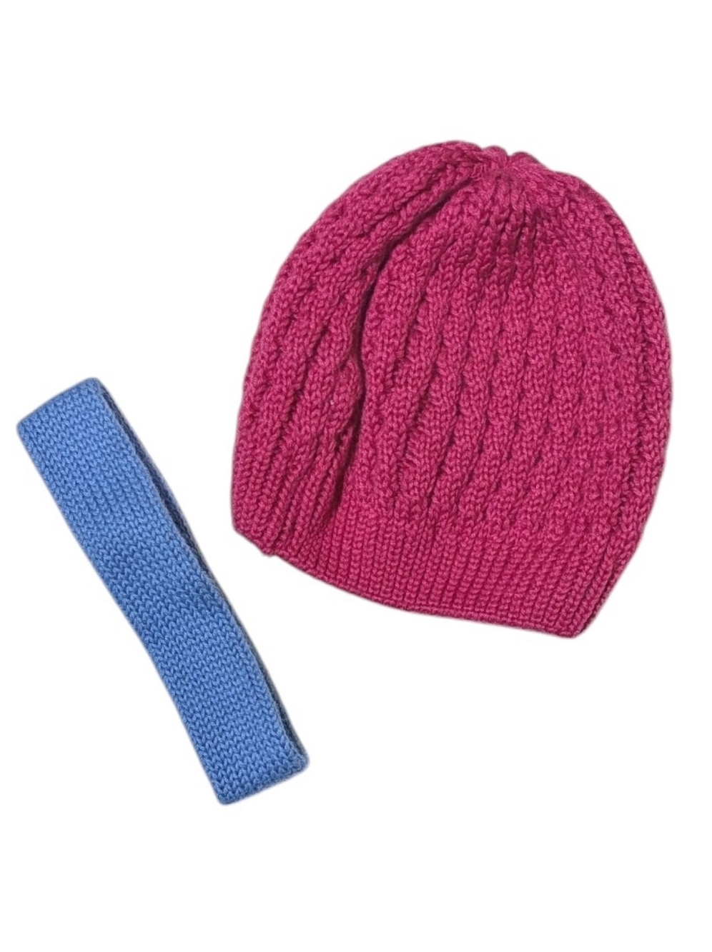 American Girl Doll Knit Hat And Headband